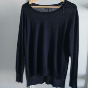 Zara navy sweater